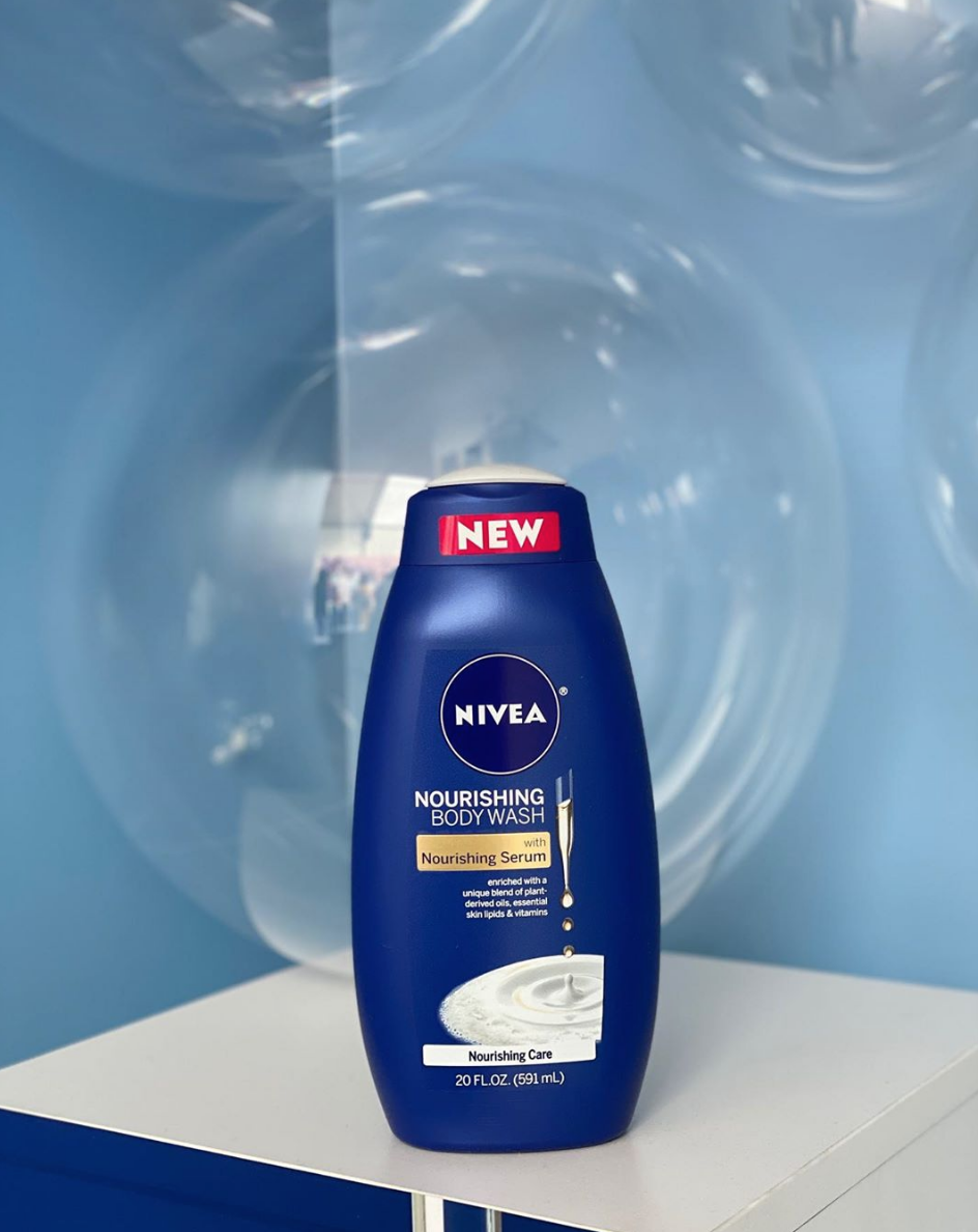 nivea nourishing care body wash with nourishing serum