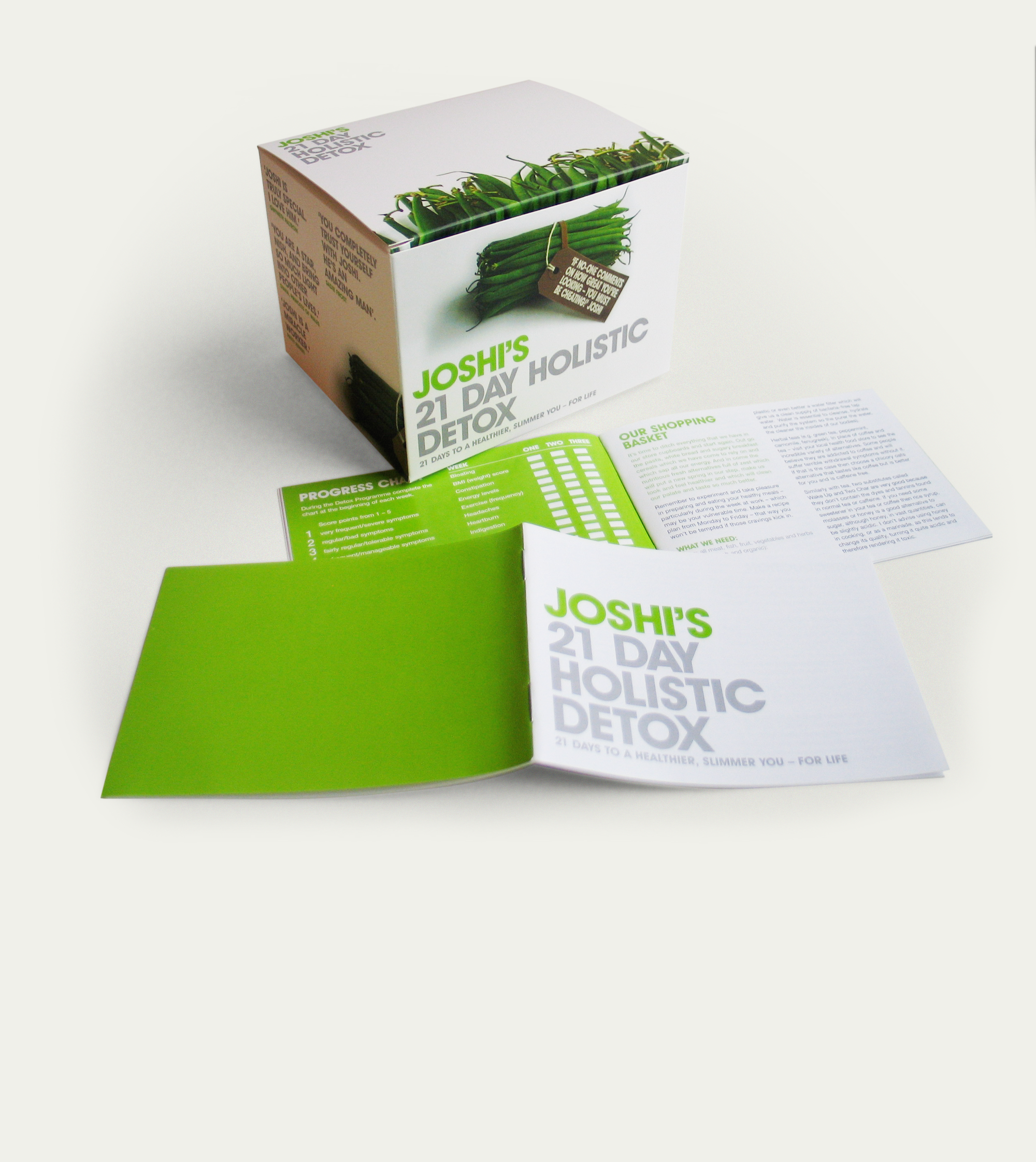 Vitamin box and detox leaflet