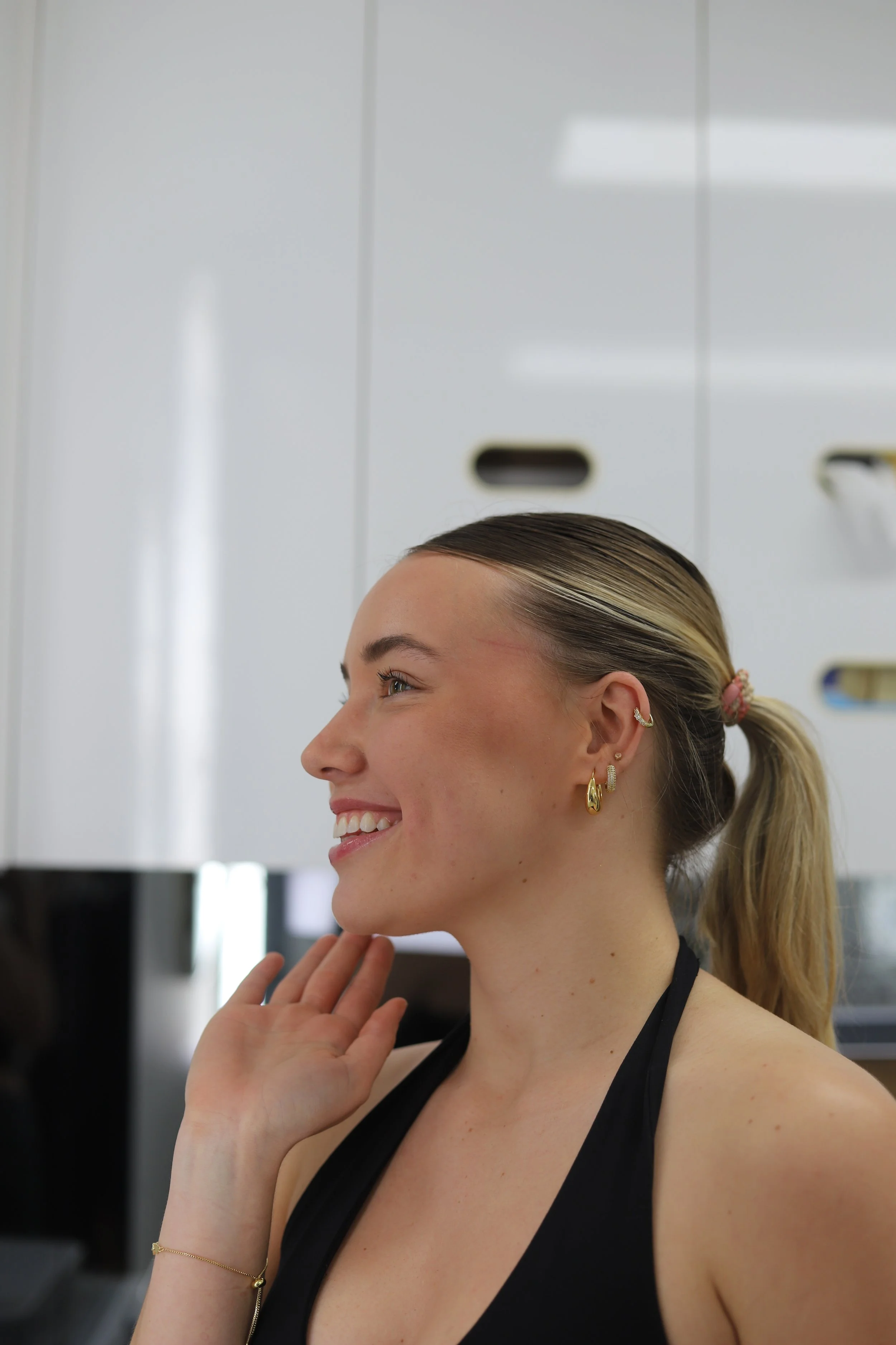 a beautiful young woman who has had dental treatment at Brisbane Smile Boutique