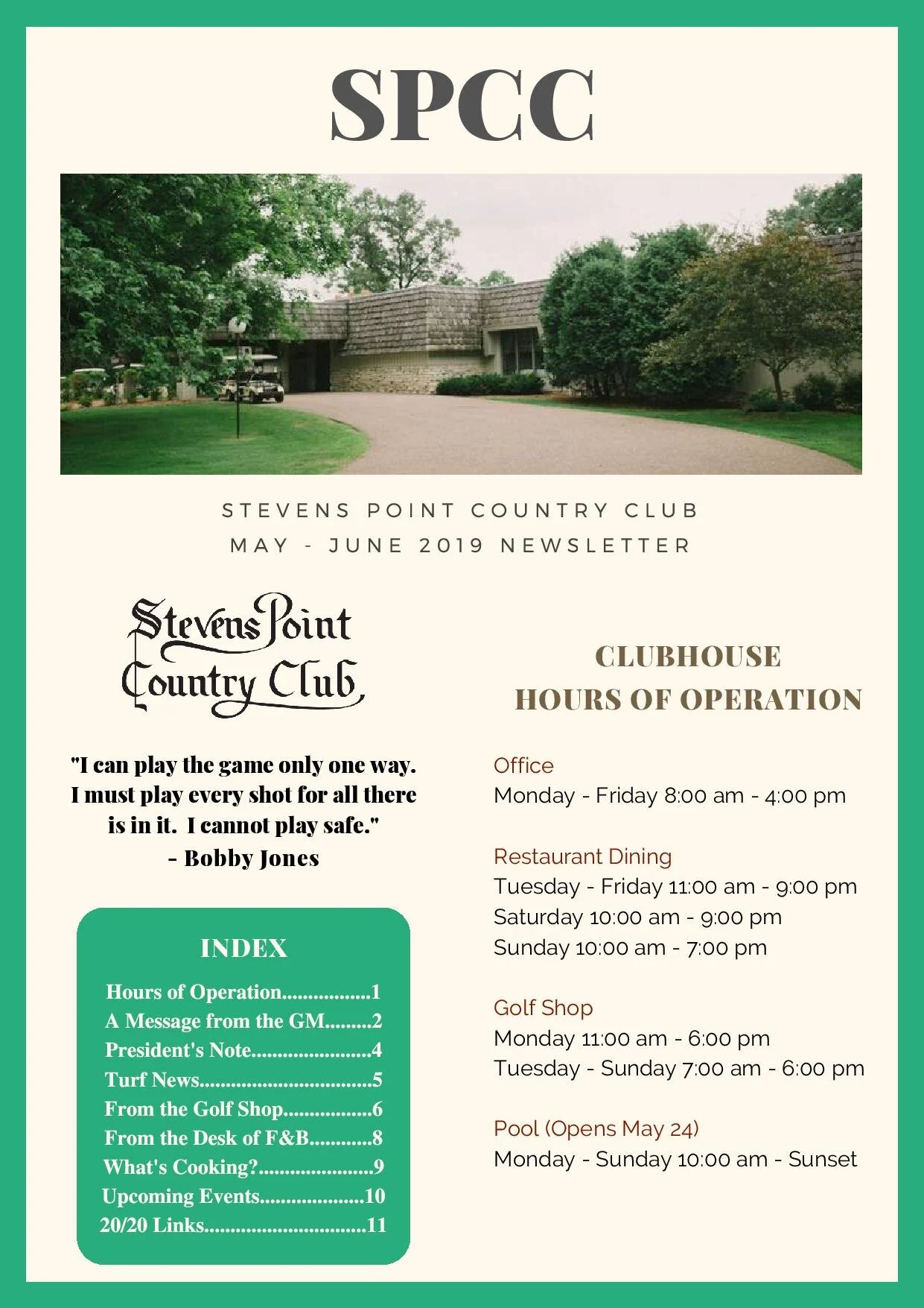 May - June 2019 Newsletter