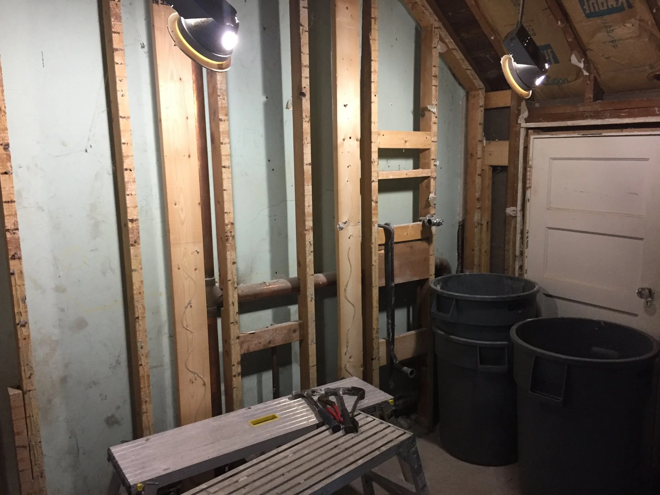  Bathroom, gutted 