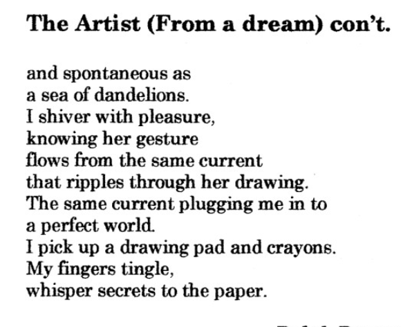 Dream Fantasy International , Issue #34, pages 52/53 The Artist