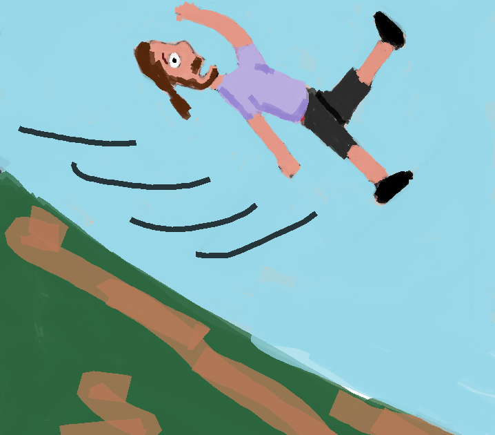 Be careful when descending