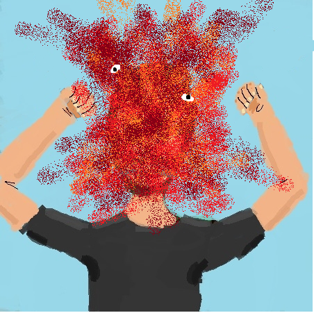 The volcano has erupted