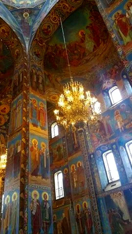 Inside the church