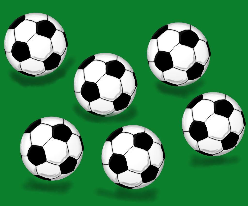 For those of you who lack visual imagination, this is what six soccer balls looks like.