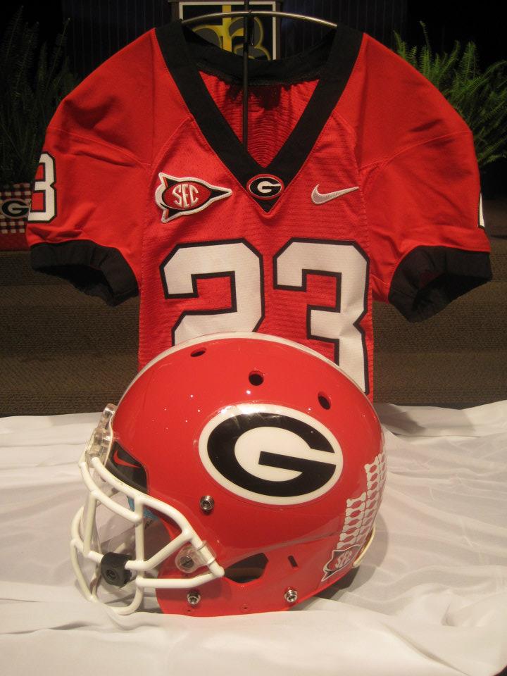 Closeup of UGA jersey and helmet.jpg