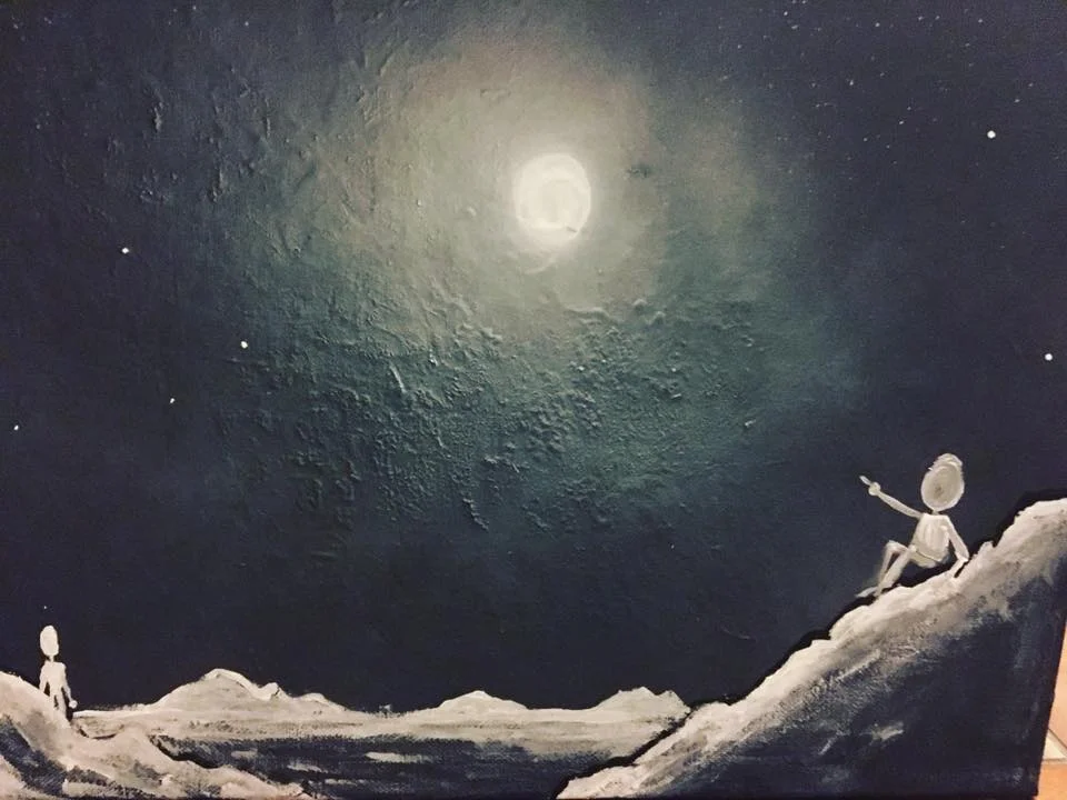 "Moonlight Drive" 16x20 $100