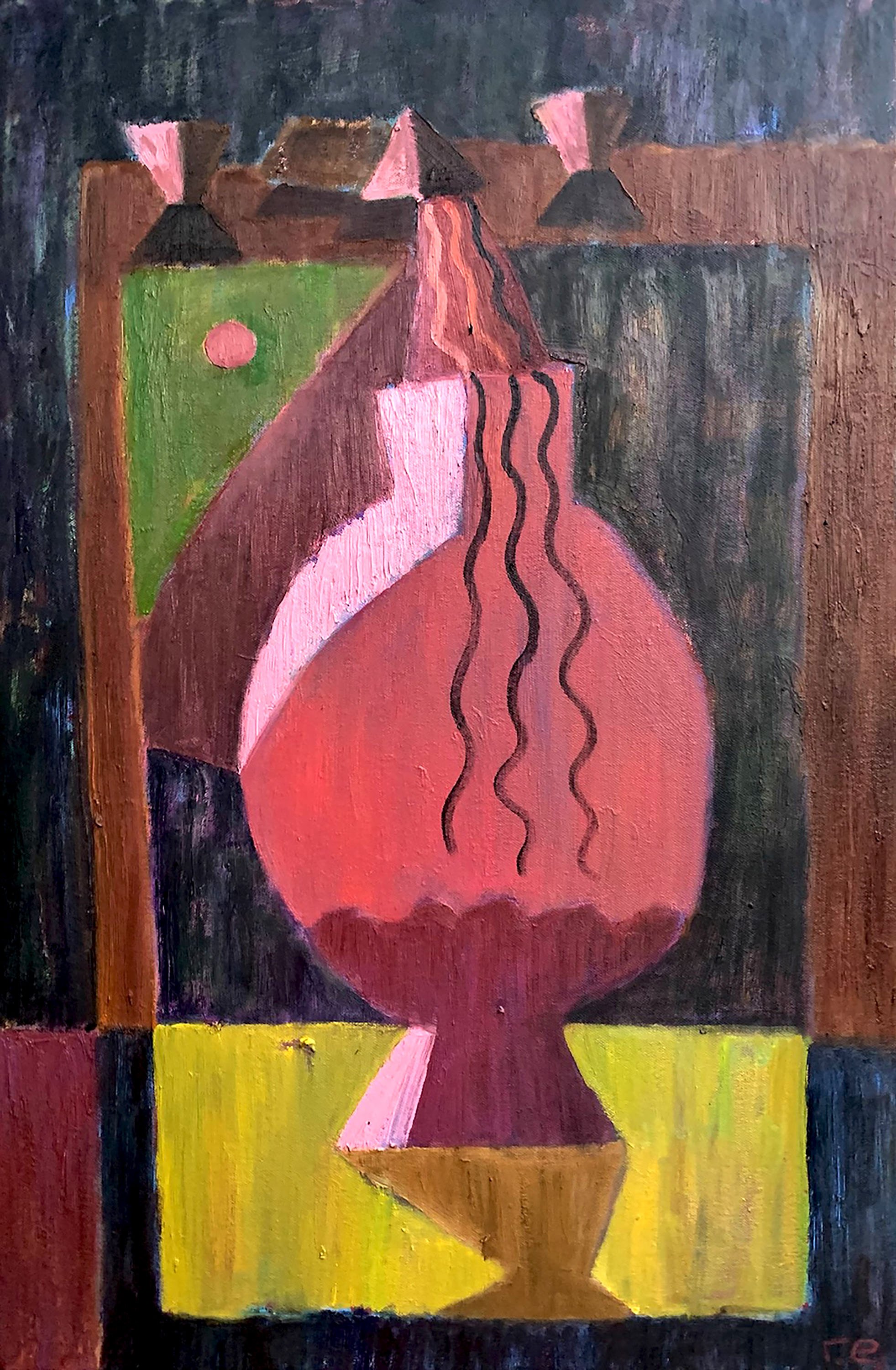 Red Water in Red Vessel