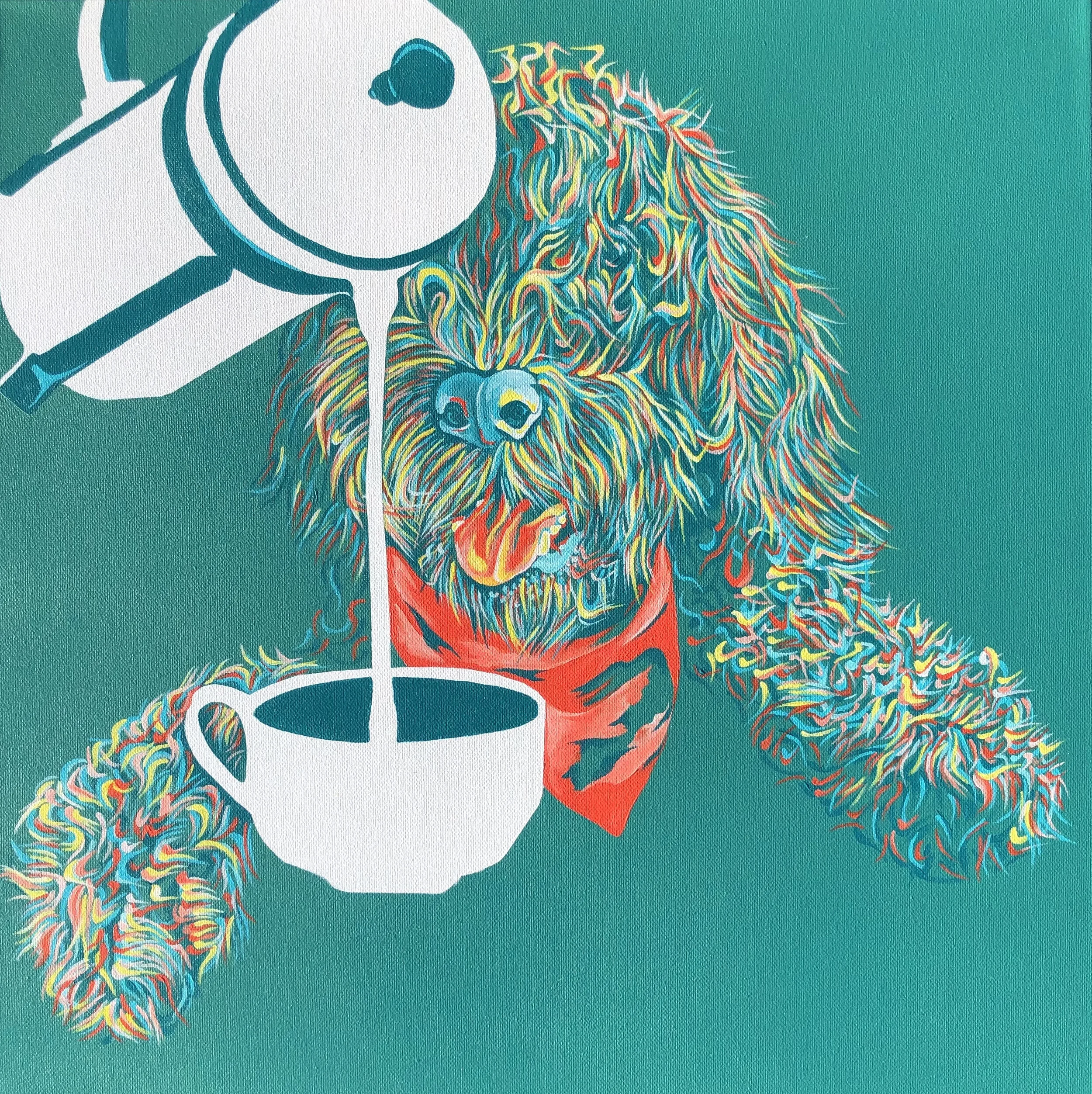 Baggins and his Coffee.JPG