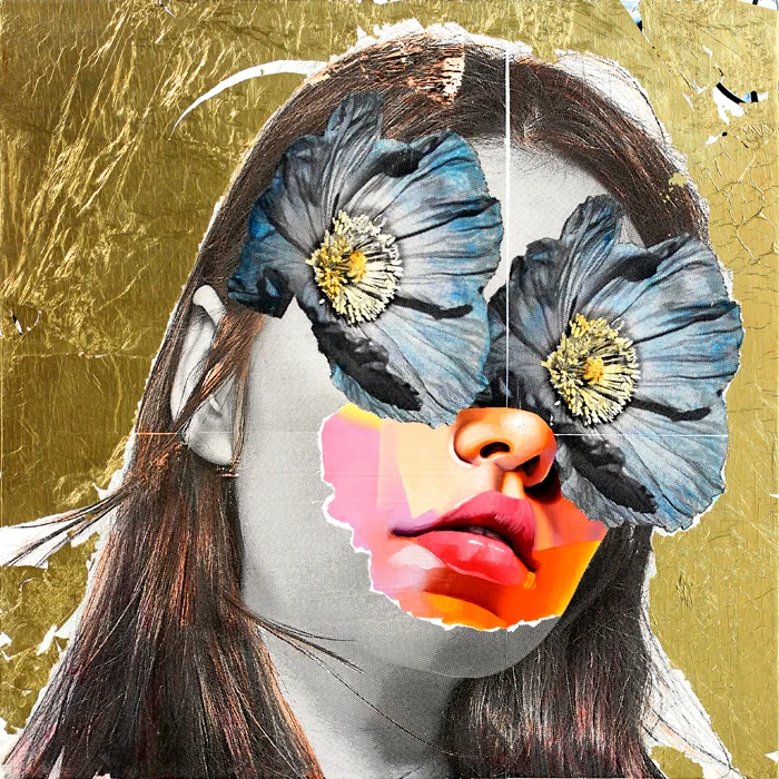 AM DeBrincat Poppy Eyes painting