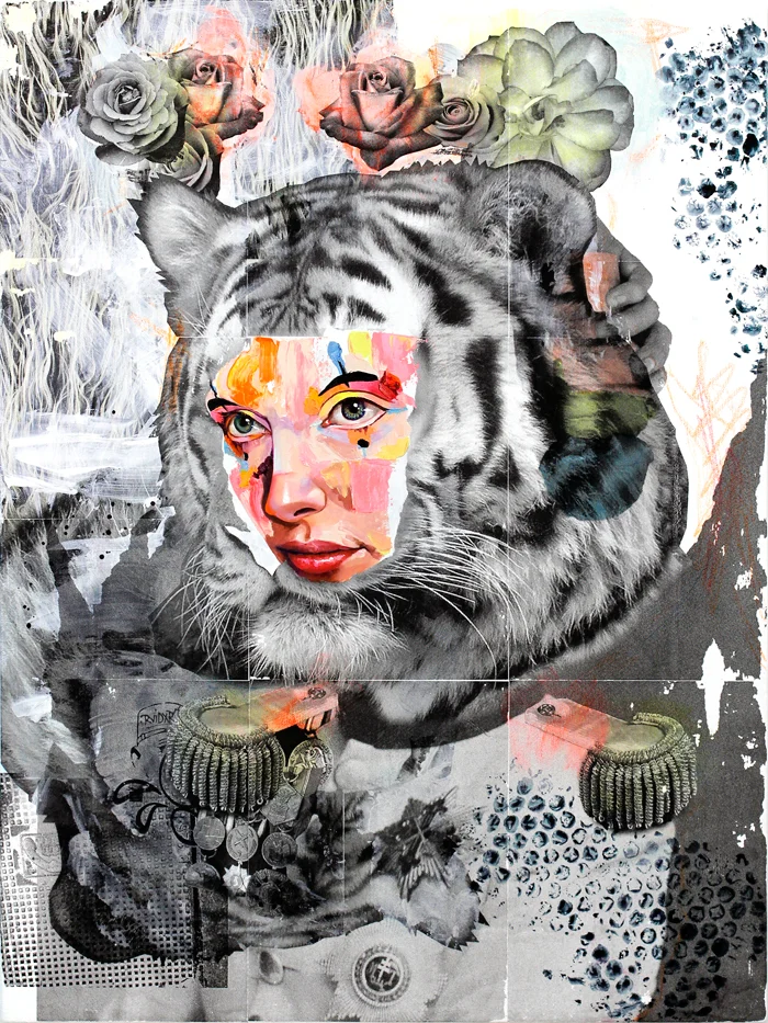 AM DeBrincat Captain Cat oil painting on canvas