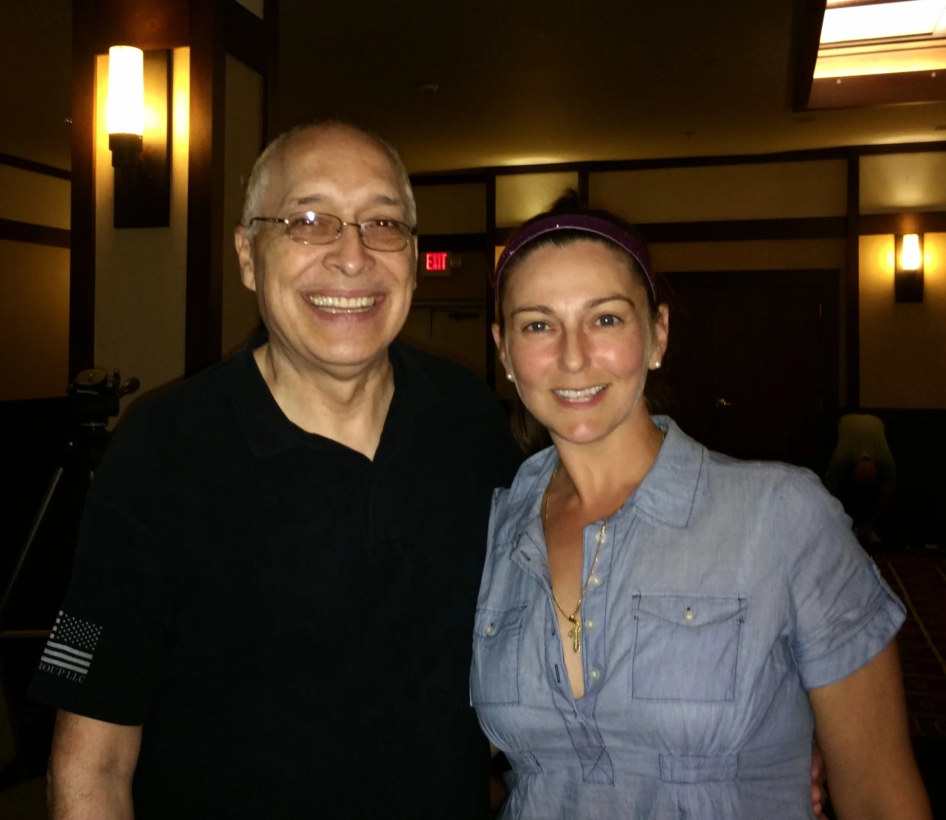 David Berceli and me in June of 2016