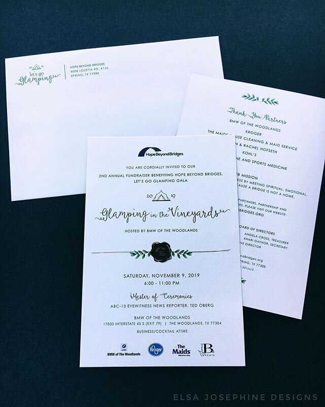 Simple can be stunning.
.
Invitation design for Hope Beyond Bridges&rsquo; Annual Gala.
.
#graphicdesign #layoutdesign #invitedesign #logodesign #communicationdesign #marketing #advertising #branding #brandconsistency #invitesuite #galacollateral #si