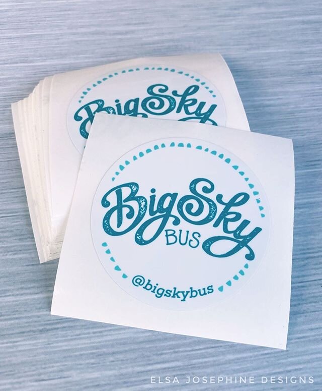 #skydivesaturday ! 🤙🏻
.
Check out my friends over at @bigskybus! They&rsquo;re always working on awesome projects - from their bus build to their new farm! And don&rsquo;t forget to grab one of these awesome stickers from them!
.
#stickersaturday #