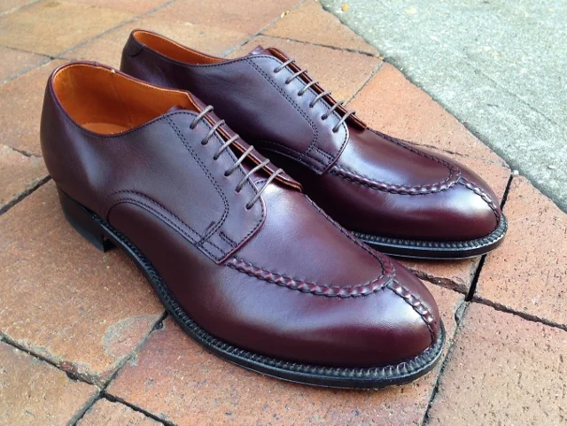 54001 Burgundy Calfskin — mouldedshoe display picture 1