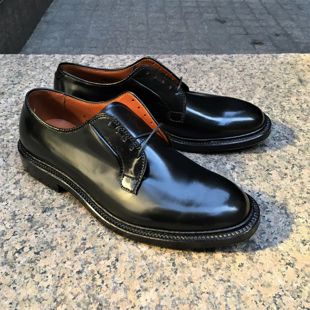 9901 Black Shell Cordovan — mouldedshoe