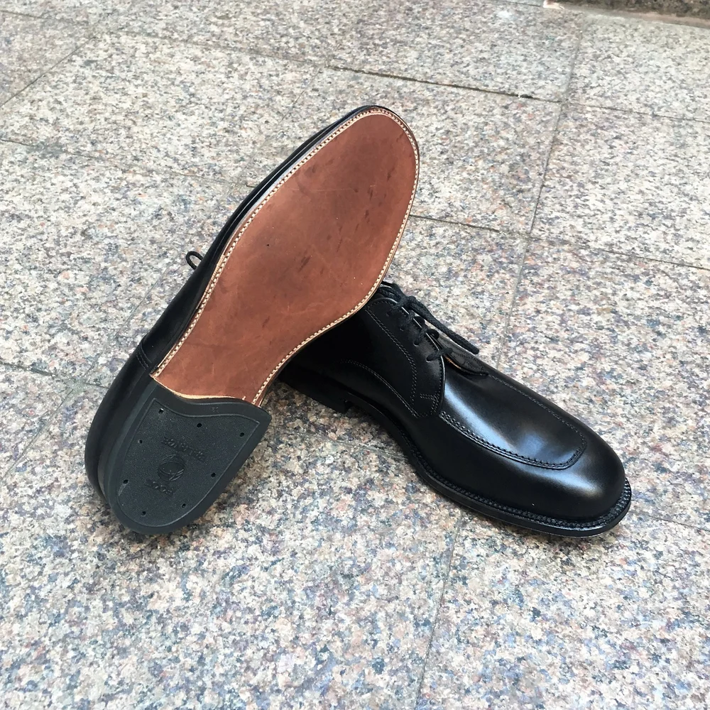 【値下げ可】Alden 757 Black Calfskin — mouldedshoe