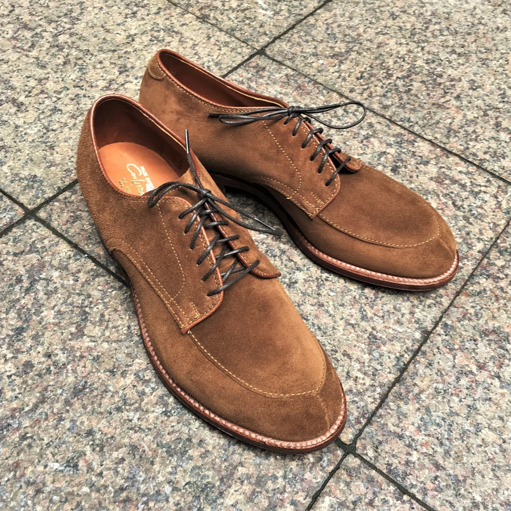 靴 80s Alden 931 sandalwood PTB 54910 Snuff Suede — mouldedshoe