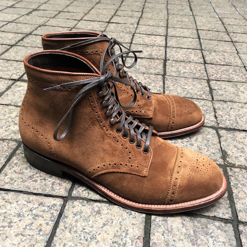 D8814 Snuff Suede — mouldedshoe