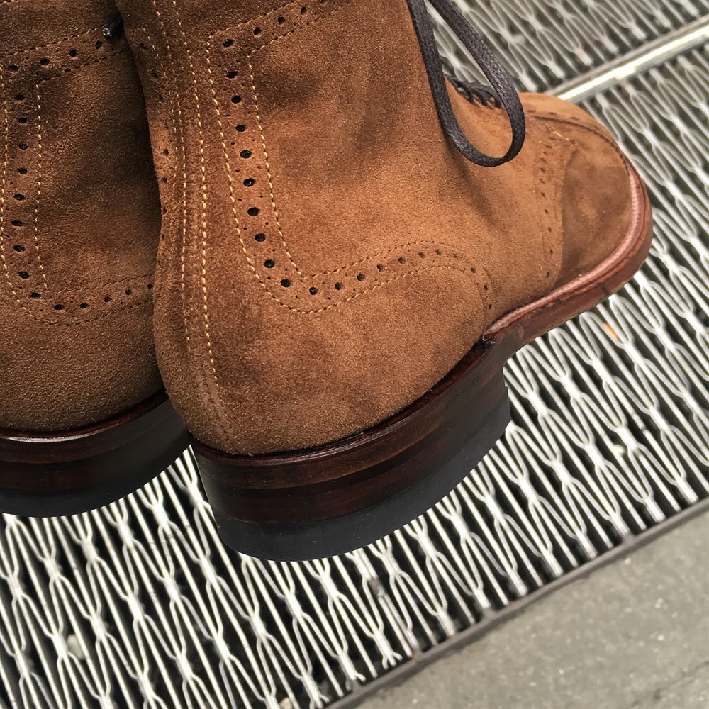 D8814 Snuff Suede — mouldedshoe