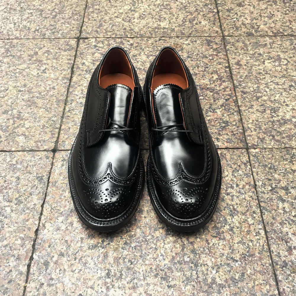 9751 Black Shell Cordovan — mouldedshoe