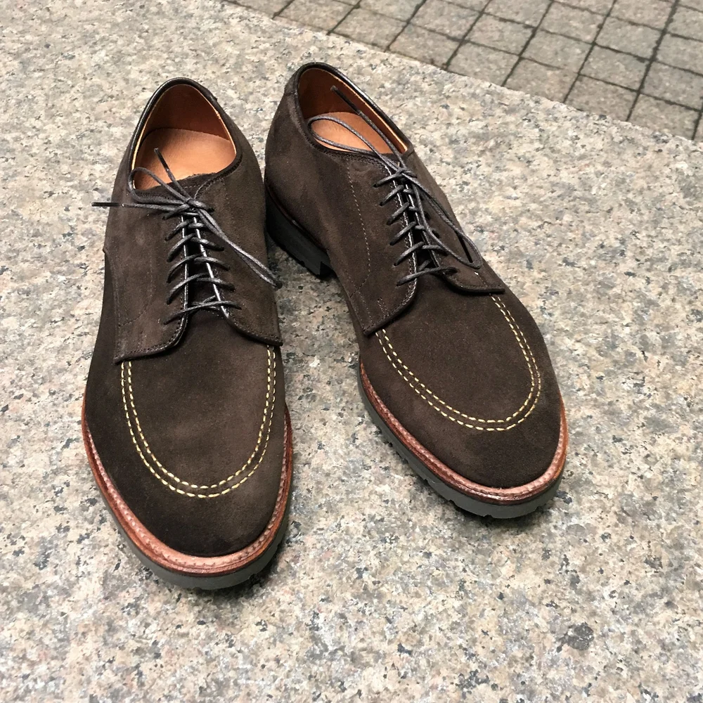 D8620 Chocolate Suede — mouldedshoe