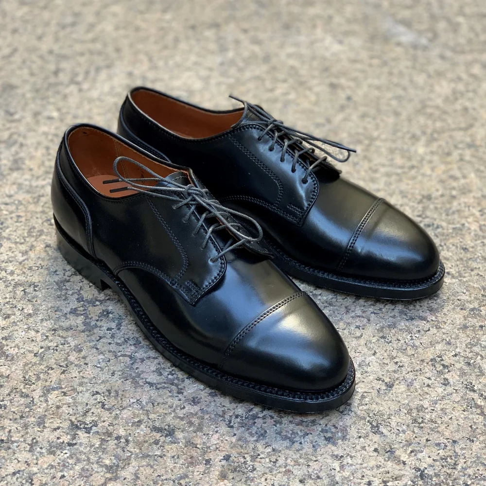 2161 Black Shell Cordovan — mouldedshoe