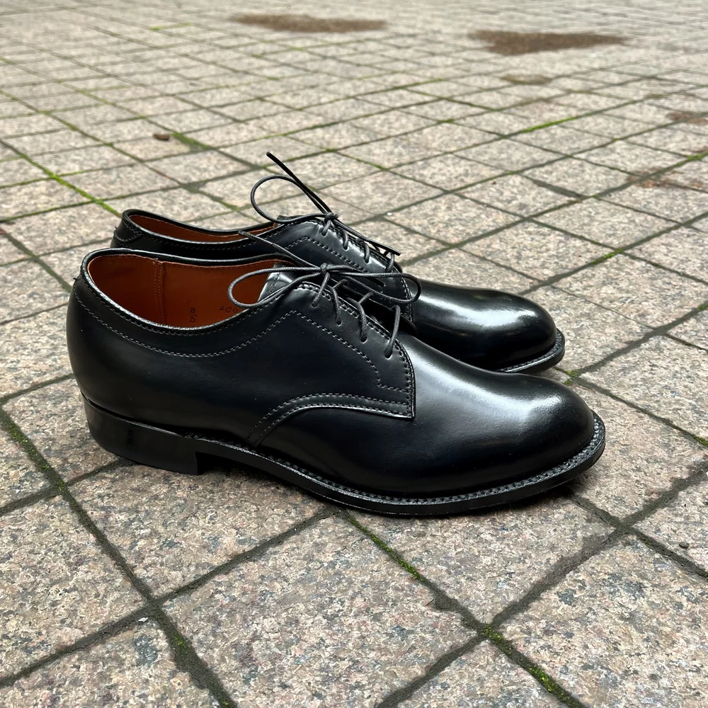 #5935 Alden Black Shell Cordovan  mouldedshoe