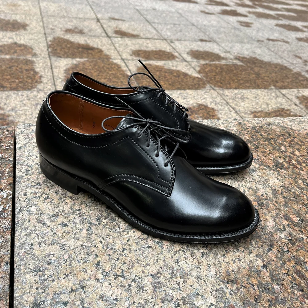 Alden オールデン 932 Plain Toe Balck 7.5D（ALDEN - Chett）