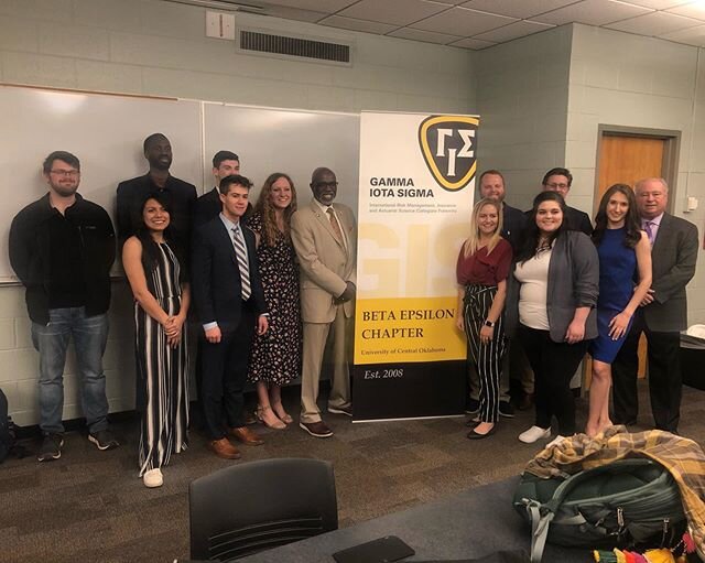 Thank you Robert Cartwright Jr. for pouring your knowledge and experience into our students here at the University of Central Oklahoma. We can not wait to see you again! 
#gis #rims #uco #leadersoftomorrow