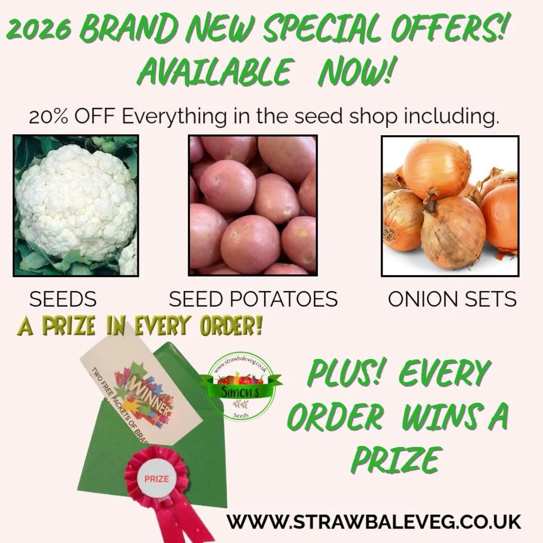 Twenty percent off everything in our seed shop.