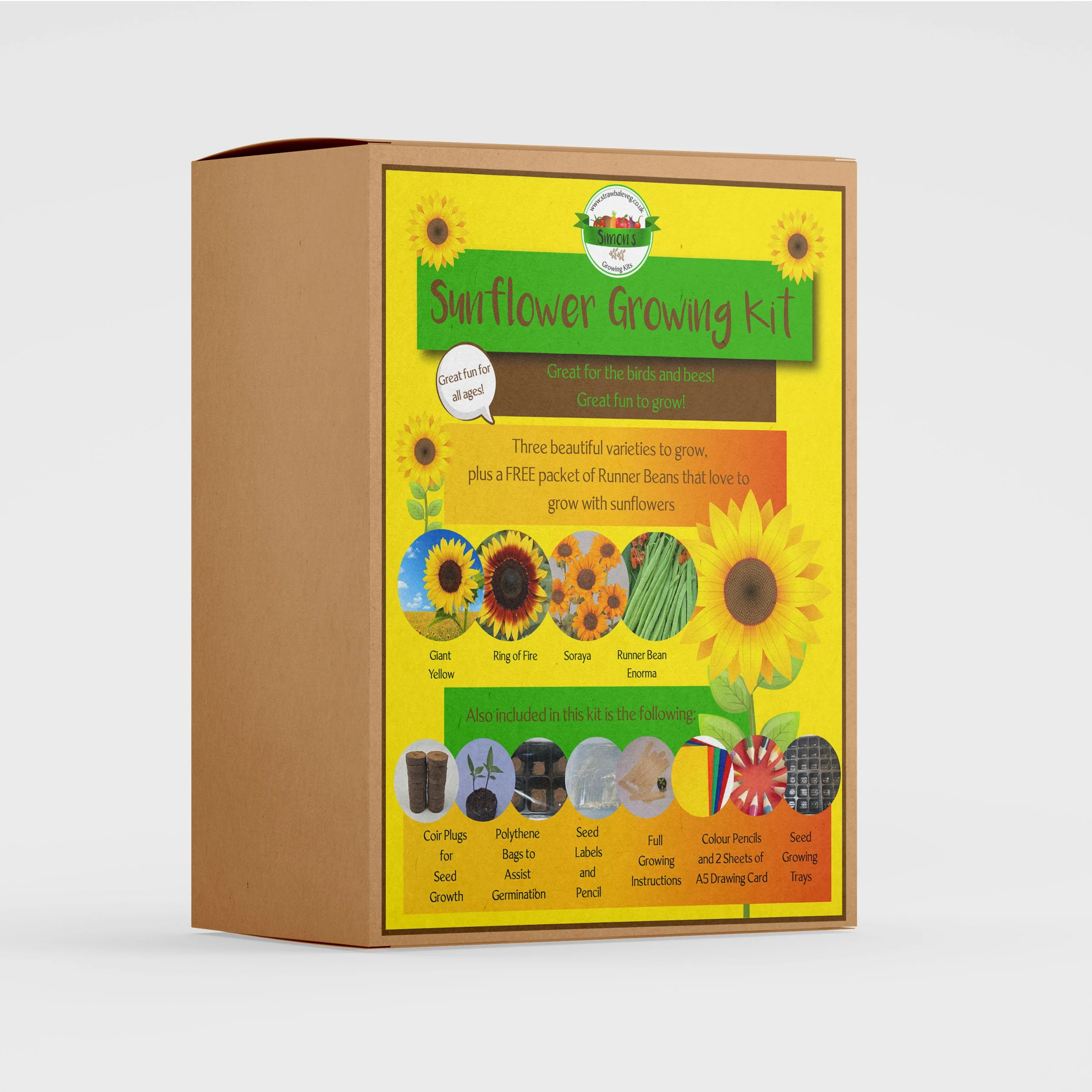 Simons New Sunflower Growing Kit