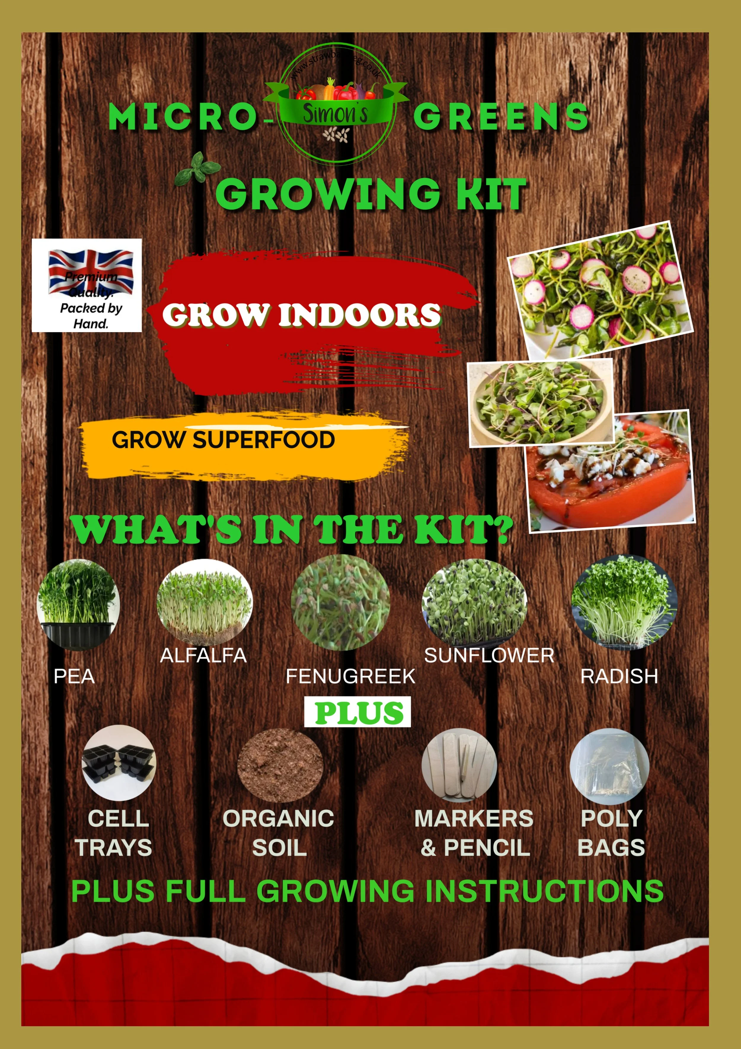Simon's Microgreens — StrawbaleVeg UKStrawbalevegUK-Learn how to garden ...