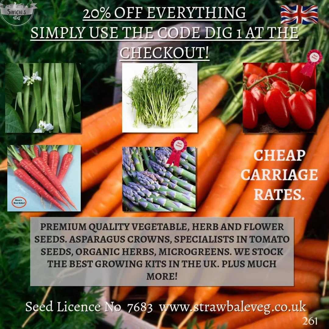 Get twenty percent off all our seeds .