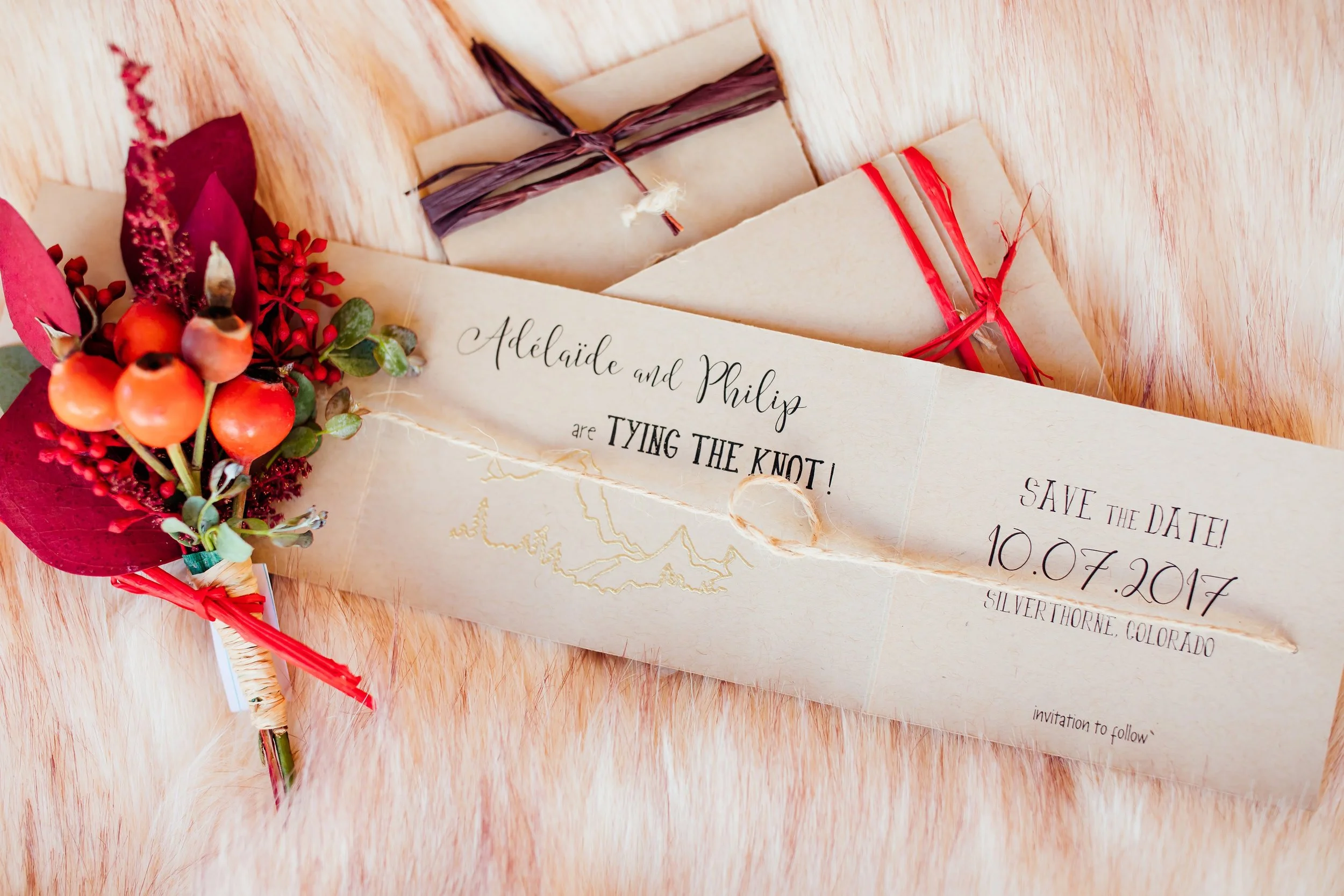 Modern Fall Wedding Boutonniere