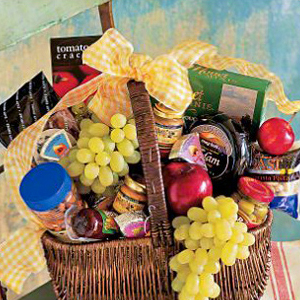 Gourmet Basket - Nuts Sausage and Cheese.jpg