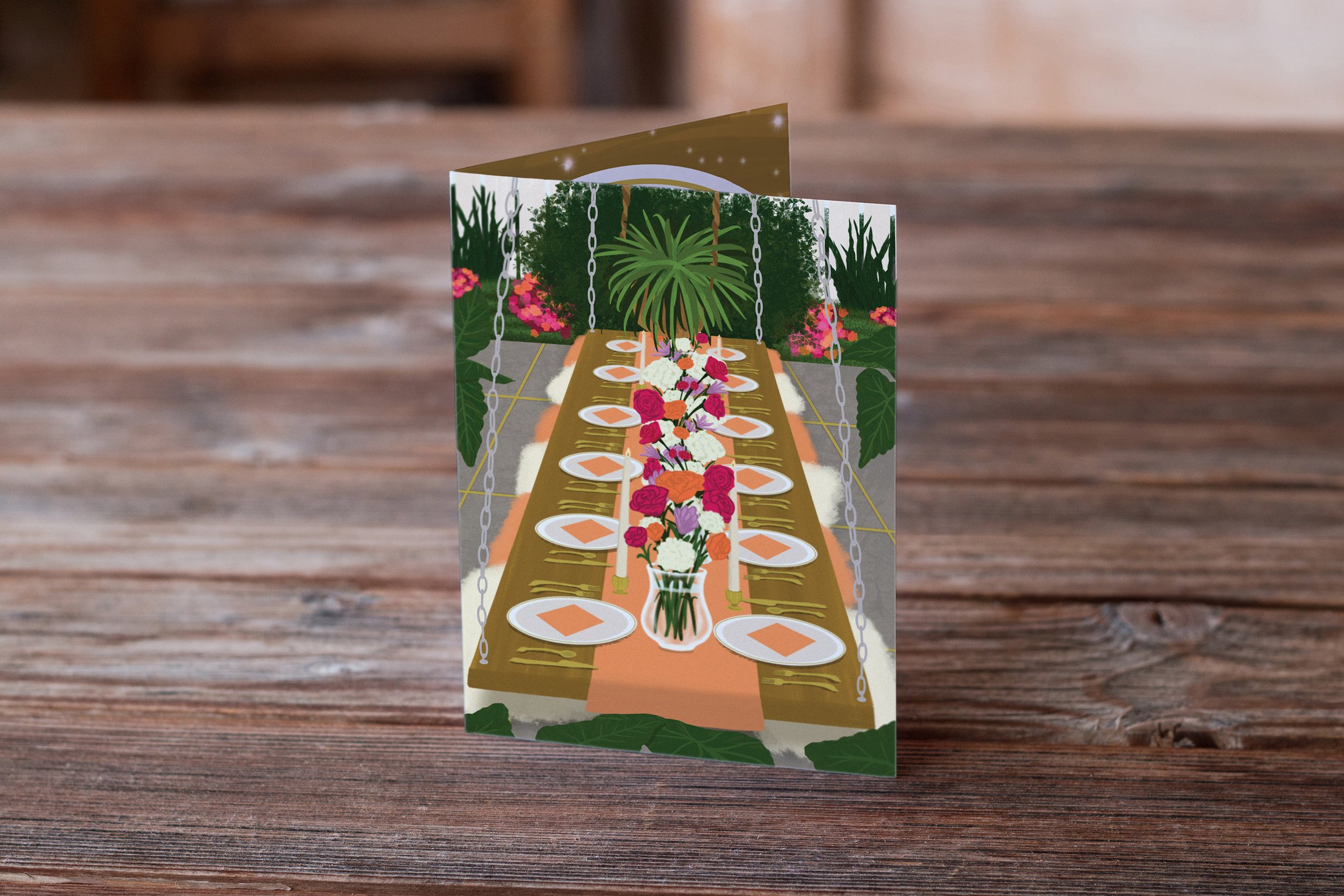 Congratulations - Honored to Shower You Greeting Card