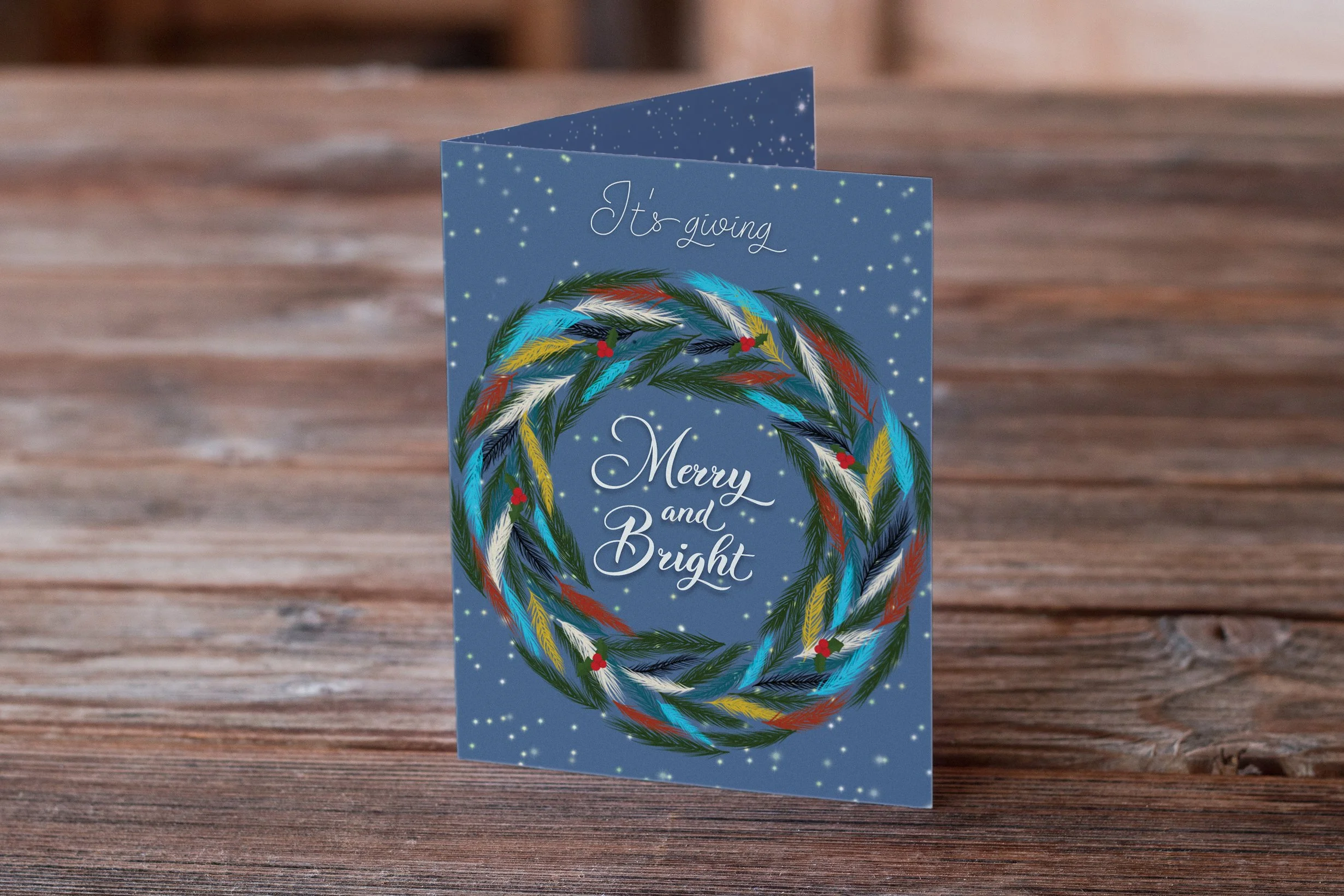 Holiday - Merry & Bright Card