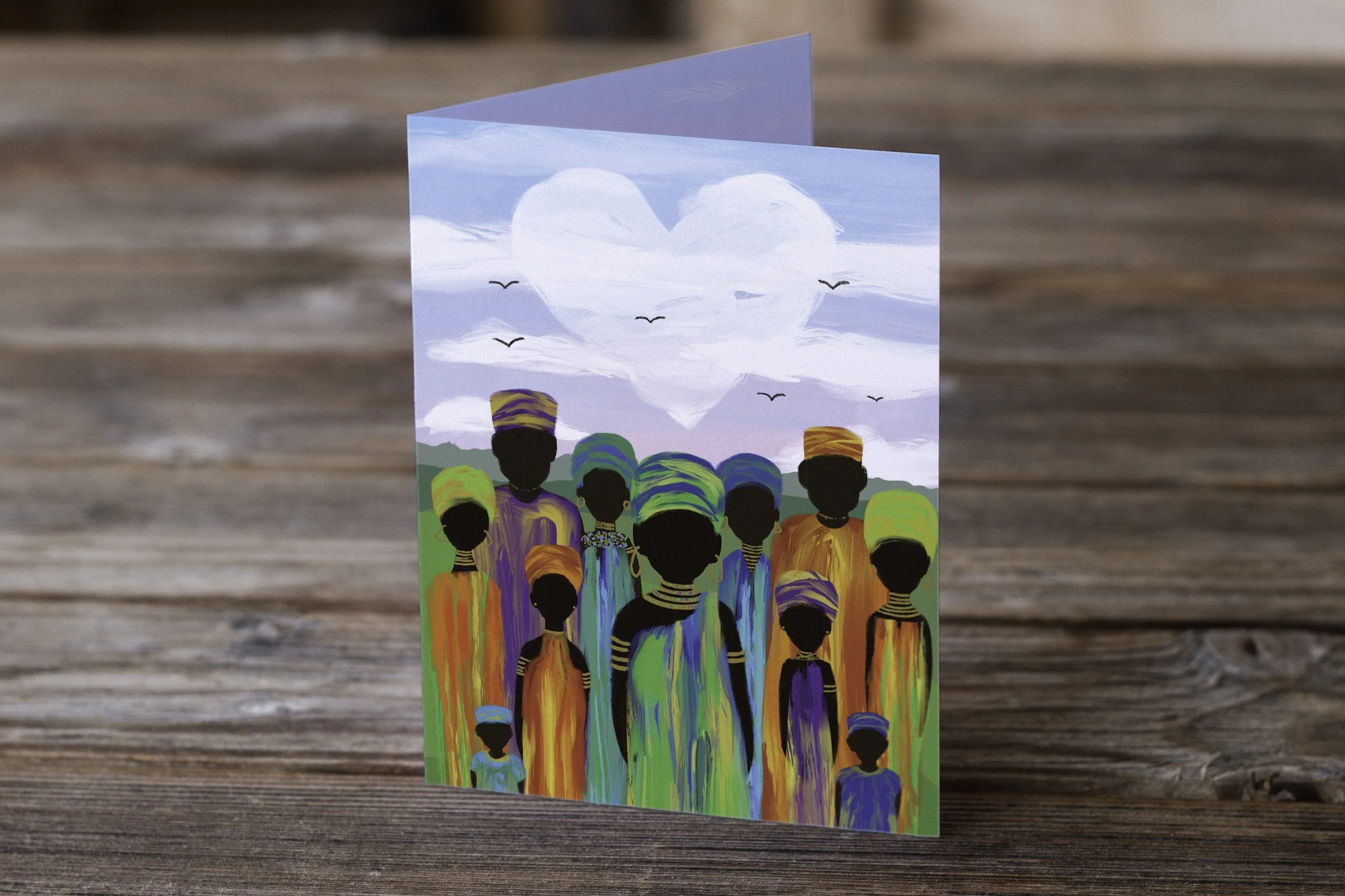 Sympathy - Love Crosses Over Greeting Card