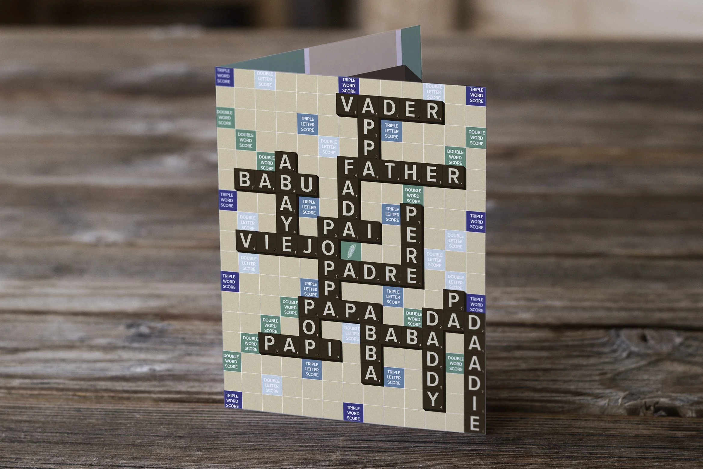 Father’s Day -  Dad  on the Board Greeting Card