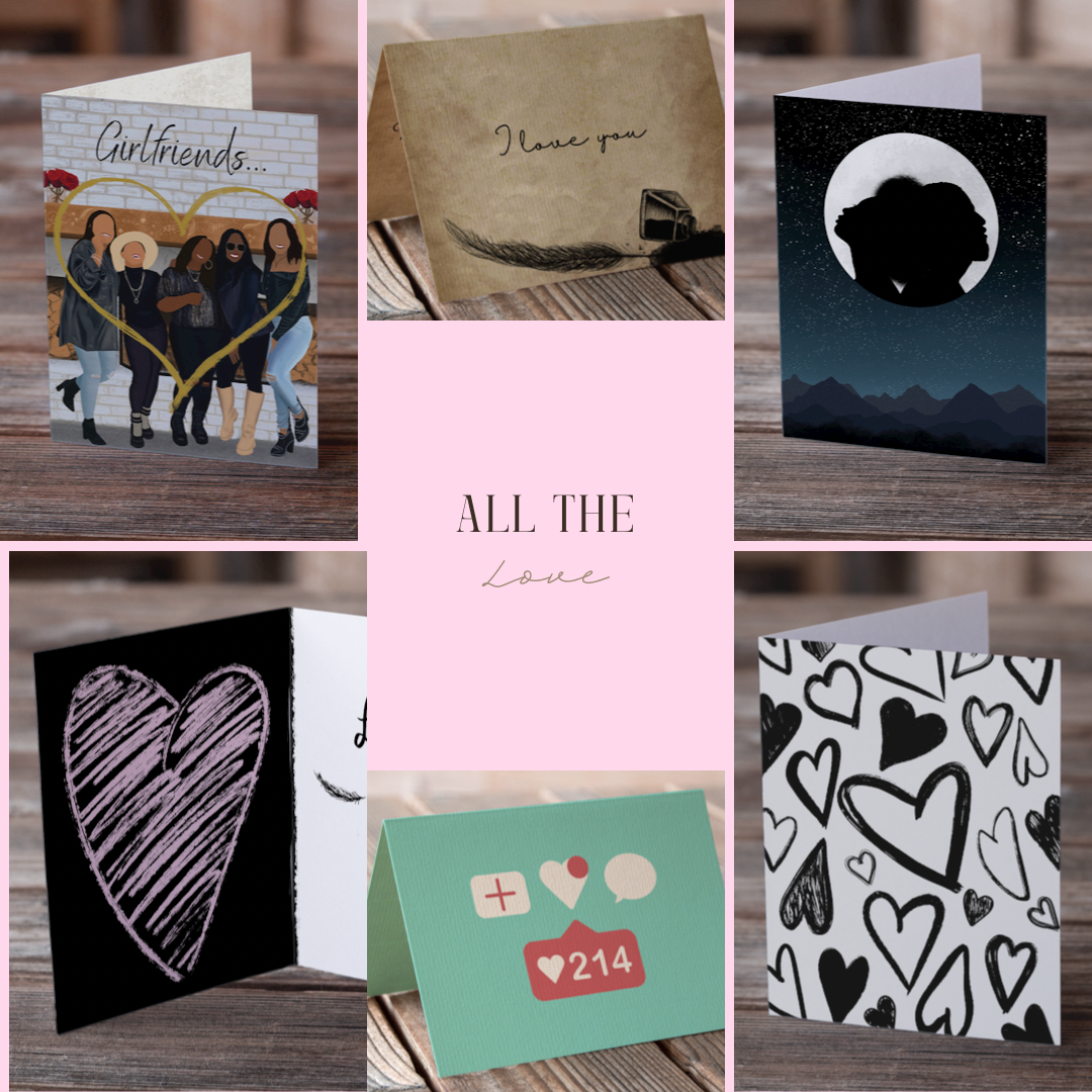 All The Love – Assorted Love Greeting Cards
