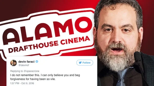 Faraci's response to his accuser, who he supposedly grabbed against her will before asking friends to "smell his fingers." 