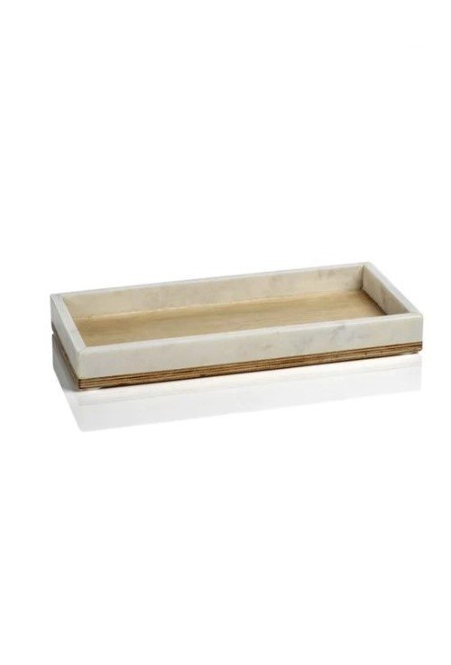 07 - MARBLE AND WOOD TRAY