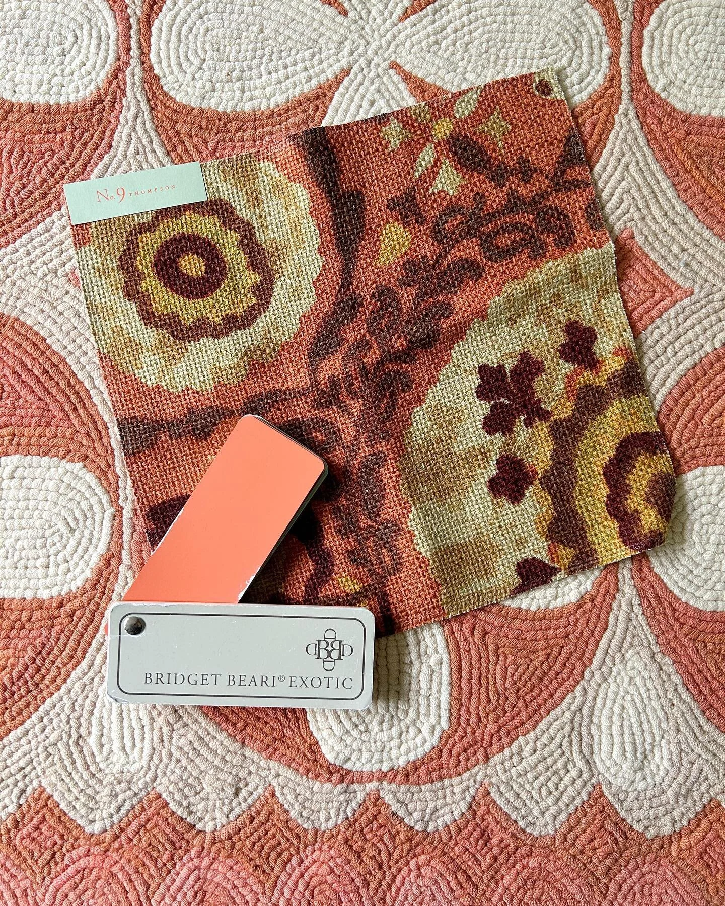 Room scheming for a new client! #bridgetbearistyle #bbd #coral #interiordesign #bridgetbearicolors #interiordesigninspo