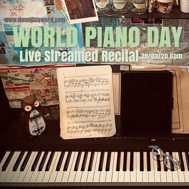This Saturday I will be live streaming a super chill piano recital from my room on Facebook to celebrate World Piano Day! I would love for you to tune in, invite your friends, and enjoy some of my favourite pieces ☺️🎹🥳 Link to the event in my bio!
