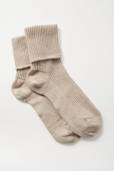 Johnstons of Elgin Cashmere Socks, $45