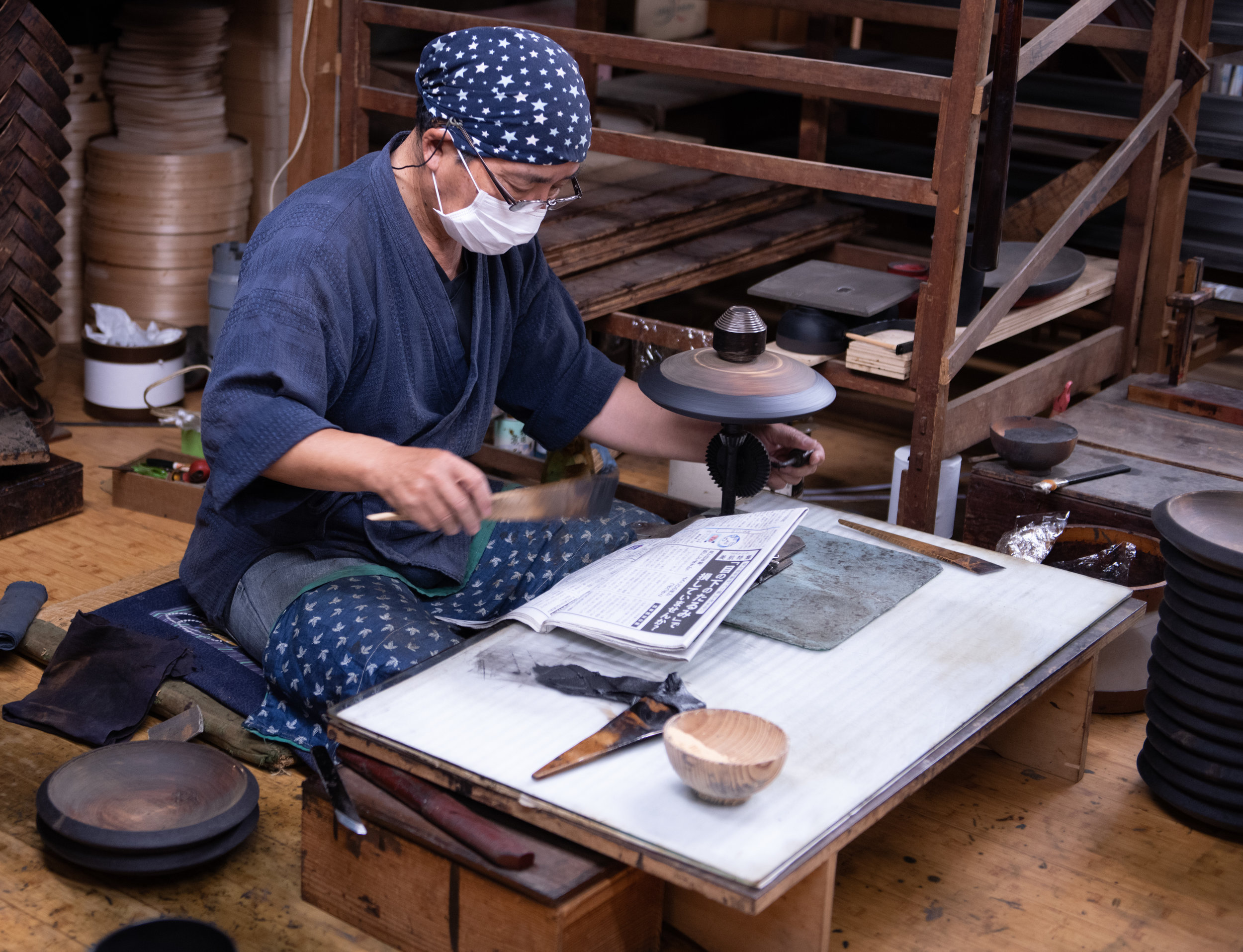 Craft Work / 輪島塗の作業