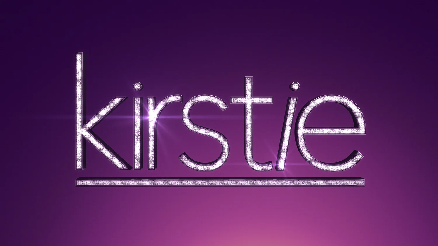  3d render of the final logo 