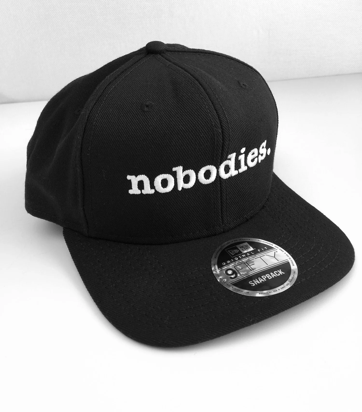  New Era nobodies cap for screeners. 